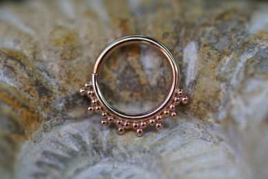 Talia Seam Ring (Option: Rose Gold)