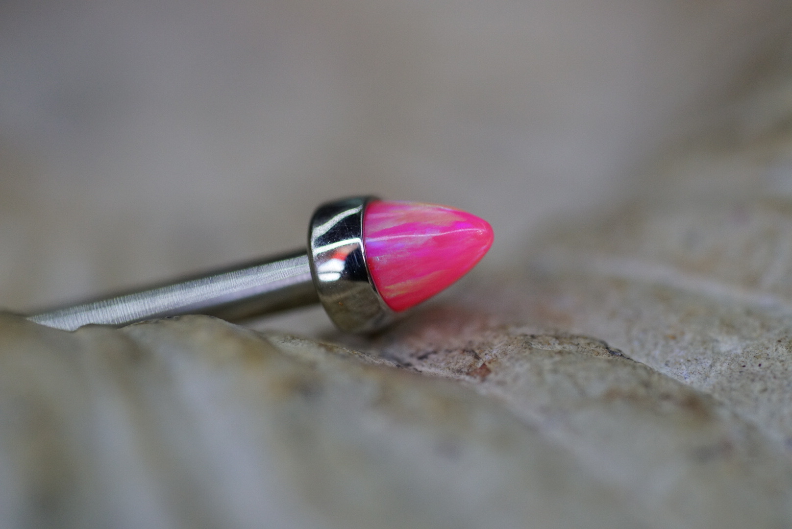 Bullets (Option: 4mm Hot Pink Opal)