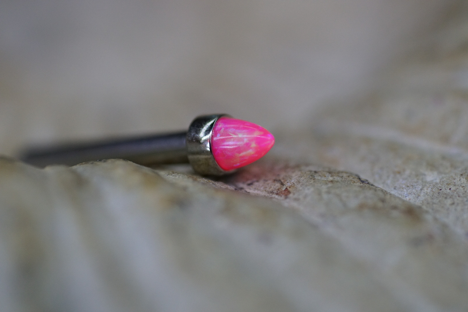 Bullets (Option: 3mm Hot Pink Opal)