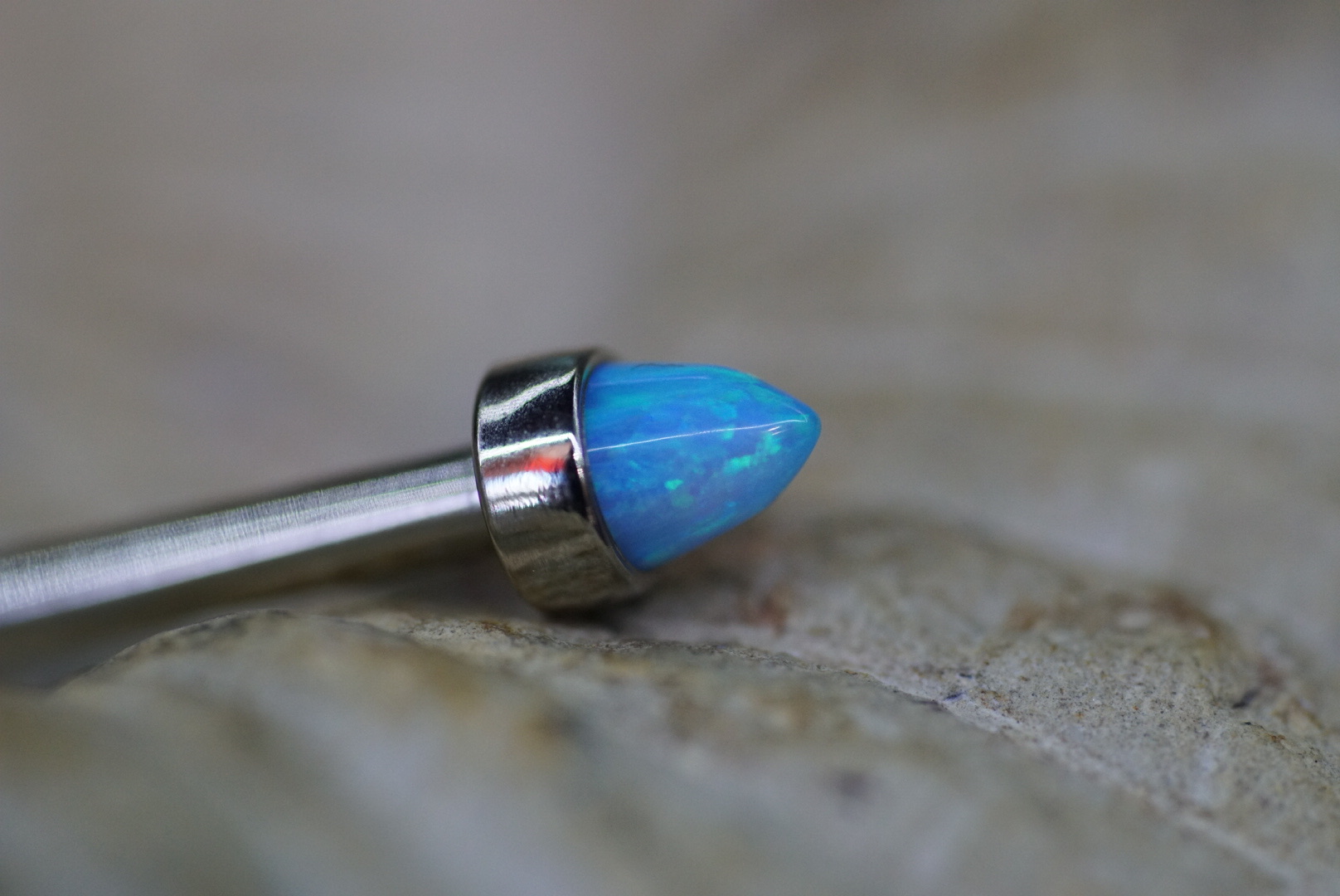 Bullets (Option: 4mm Light Blue Opal)