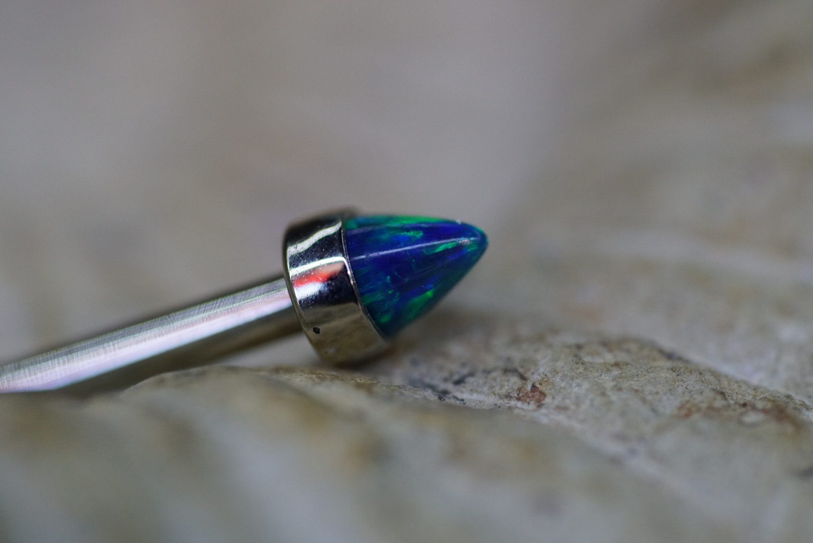Bullets (Option: 4mm Blue Green Opal)