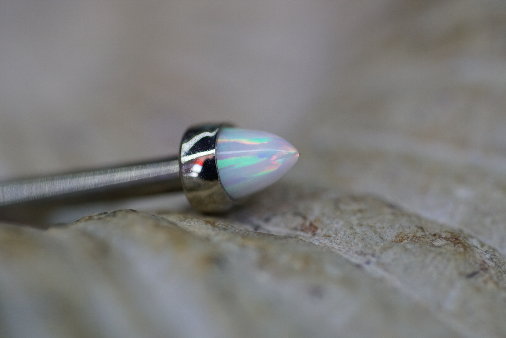 Bullets (Option: 4mm White Opal)